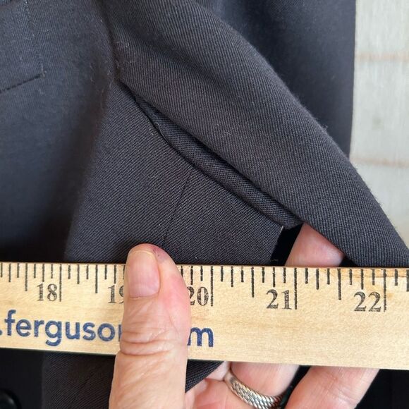 Marzotto Tessuto Italian Navy Wool Classic Double Breasted Sports Jacket 40 - Picture 6 of 9